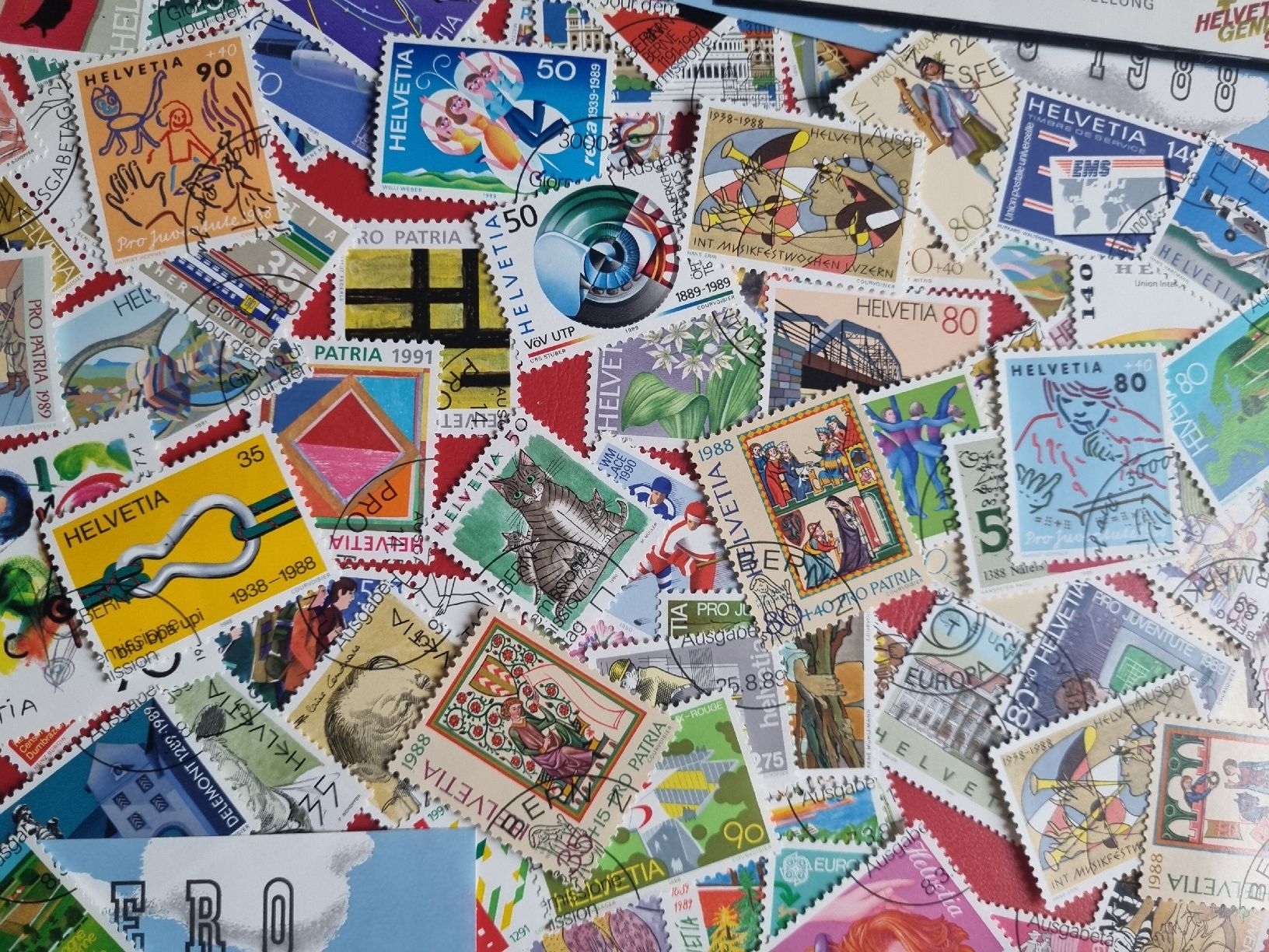 Alle Briefmarken: LOT SCHWEIZ - MODERN - ET.- STEMPEL  – Gebraucht aus Heimenschwand von rog_p7h9 1