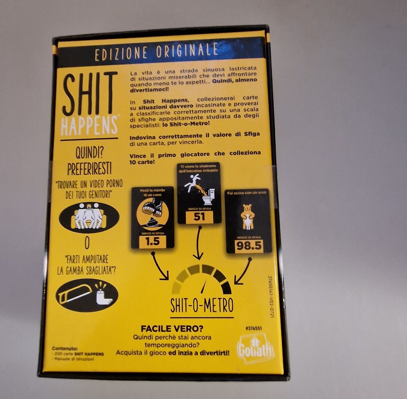 Giochi: Shit Happens  IL Gioco  Della  Sfiga! Spiel – Nuovo e nell'imballaggio originale da Oberuzwil venduto da aseinkaufswelt 1