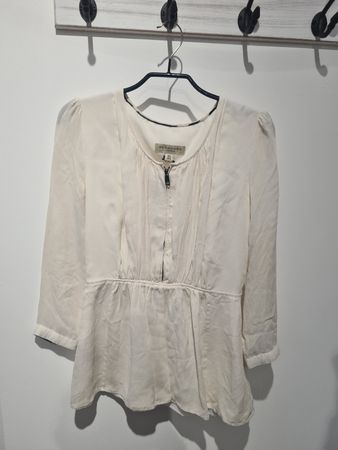 Burberry Seidenbluse, creme-weiss, Gr. 36, neuwertig!