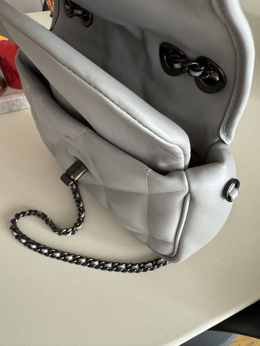 Coach Sacs femmes: Coach Tasche Leder grau – D'occasion à Galgenen par rpoto 8