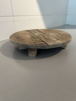 Dekorationsplatte rund (ø37,8cm) Holz rustikal guter Zustand