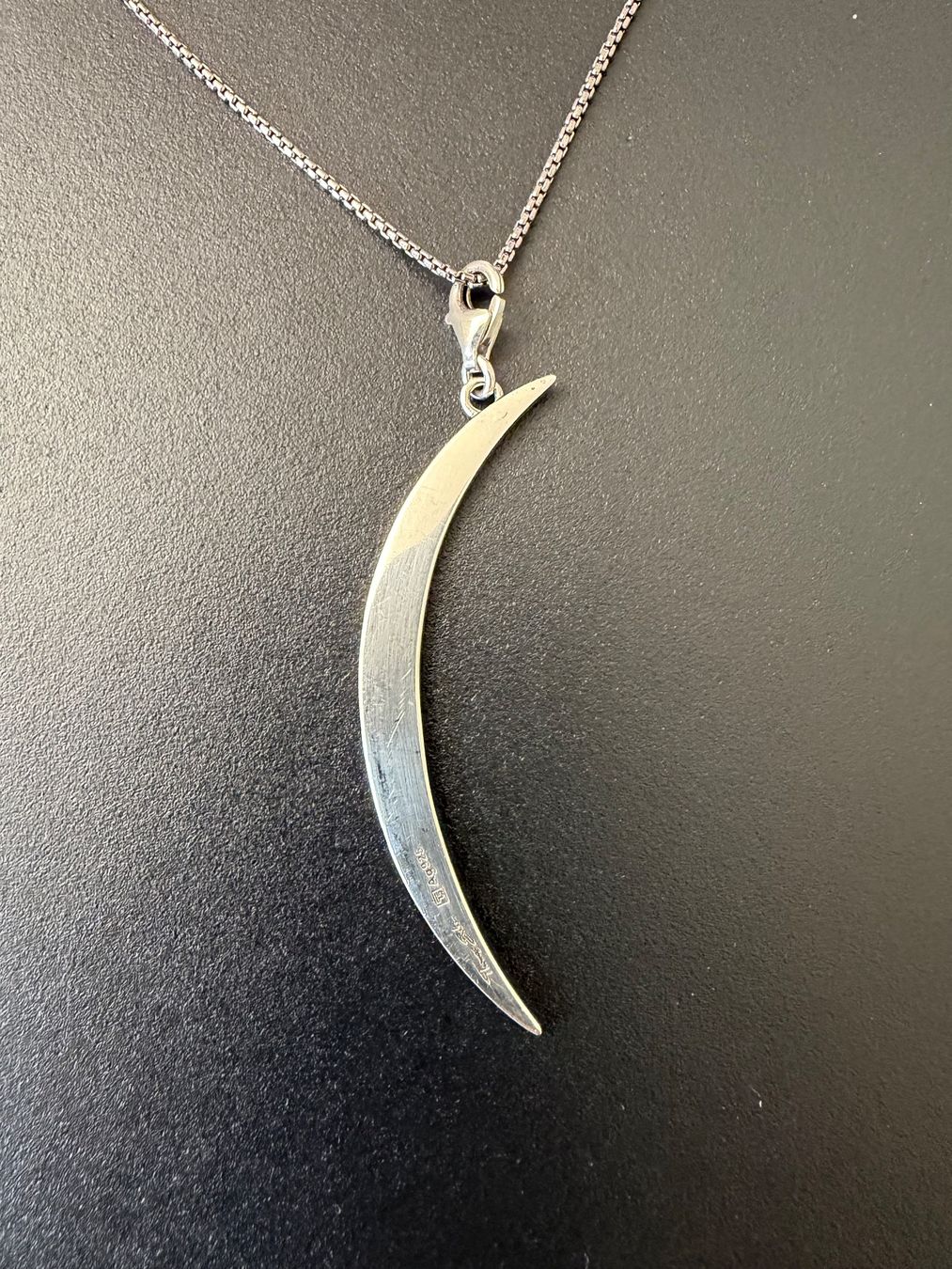 Thomas Sabo Colliers: Thomas Sabo Halskette mit Halbmond in silber – D'occasion à Adlikon b.Regensdf par S-T-H 1