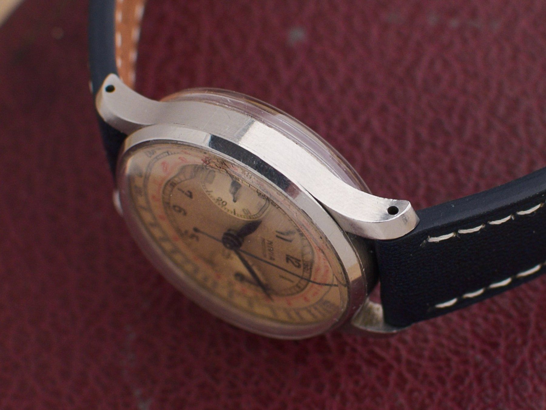 Orologi: Nivia Precision Valjoux 23 Chronograph from 1940s – Usato da St. Gallen venduto da Andrej99 6
