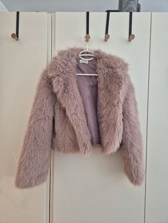 Even&Odd Kunstpelz Jacke light pink Grösse 40 guter Zustand