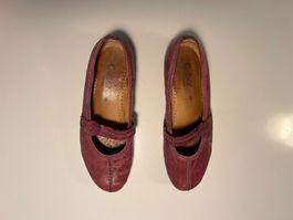 Damen Ballerinas Gabor lila Leder Grösse 38 guter Zustand