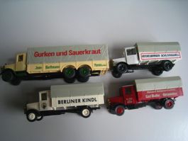 Roskopf Nostalgie Series, 4 verschiedene Lastwagen, NEU