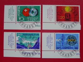 1967, Nr.449-452 Ersttags-VOLL-Stempel +TABS, Kat: 50.-+