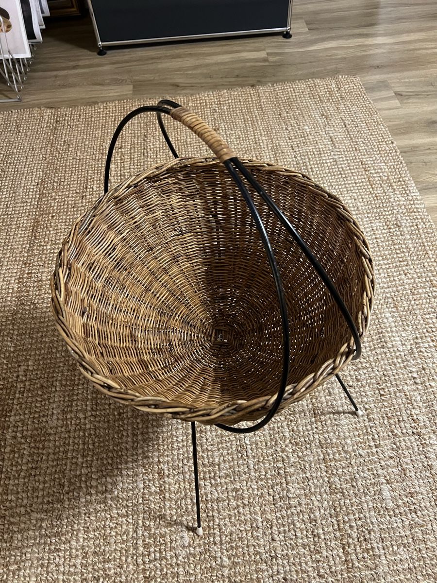 Altri accessori: Rattan Magazin Korb, 1950s – Usato da Zürich venduto da Finn_56 2