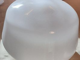 verre de lampe en opaline