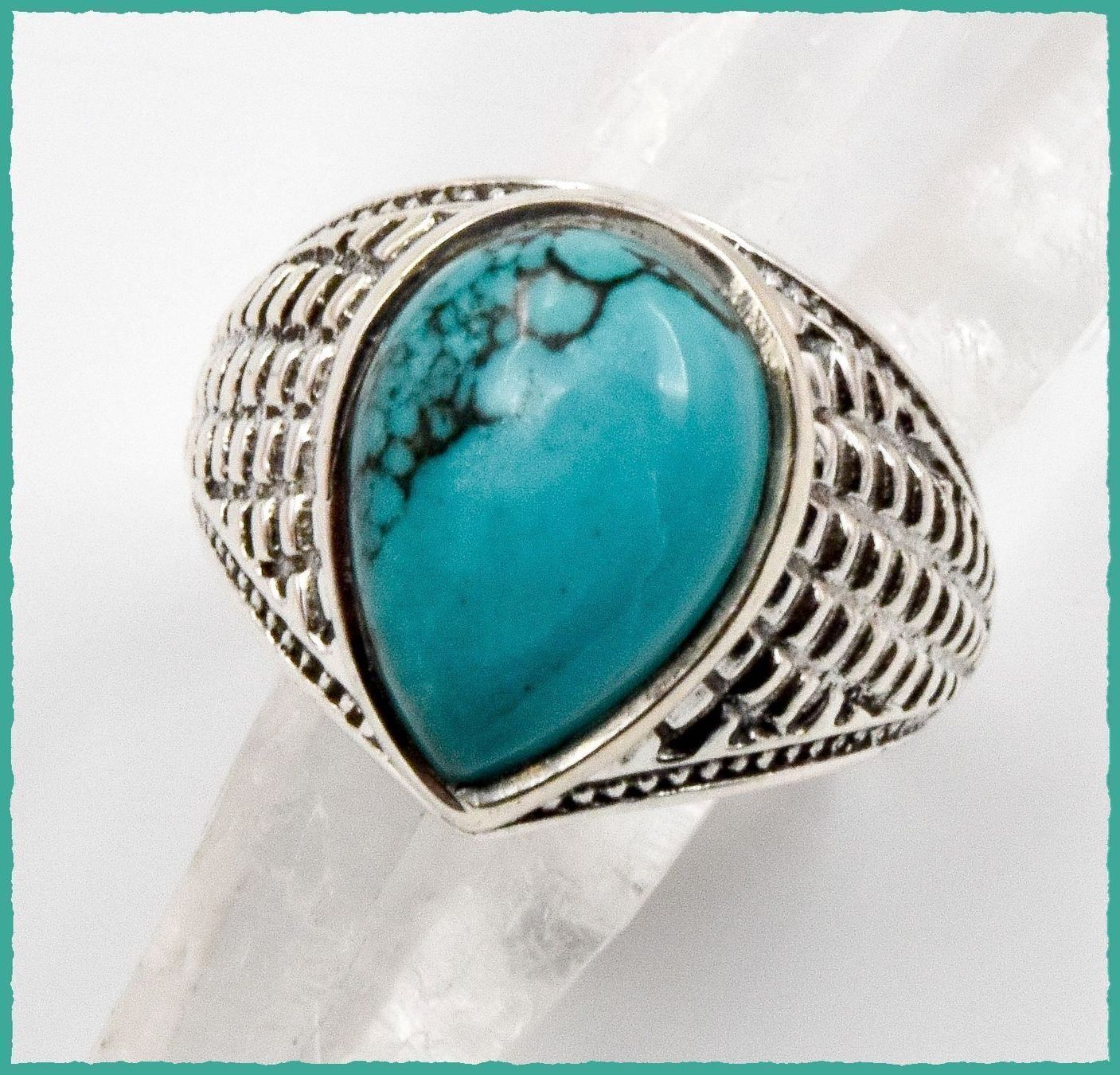 Anelli: TURQUOISE, Türkis Ring 925 Silber – Nuovo e nell'imballaggio originale da Oberglatt ZH venduto da Goldfee1 3
