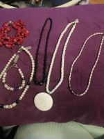 lot bijoux pierres et perle 