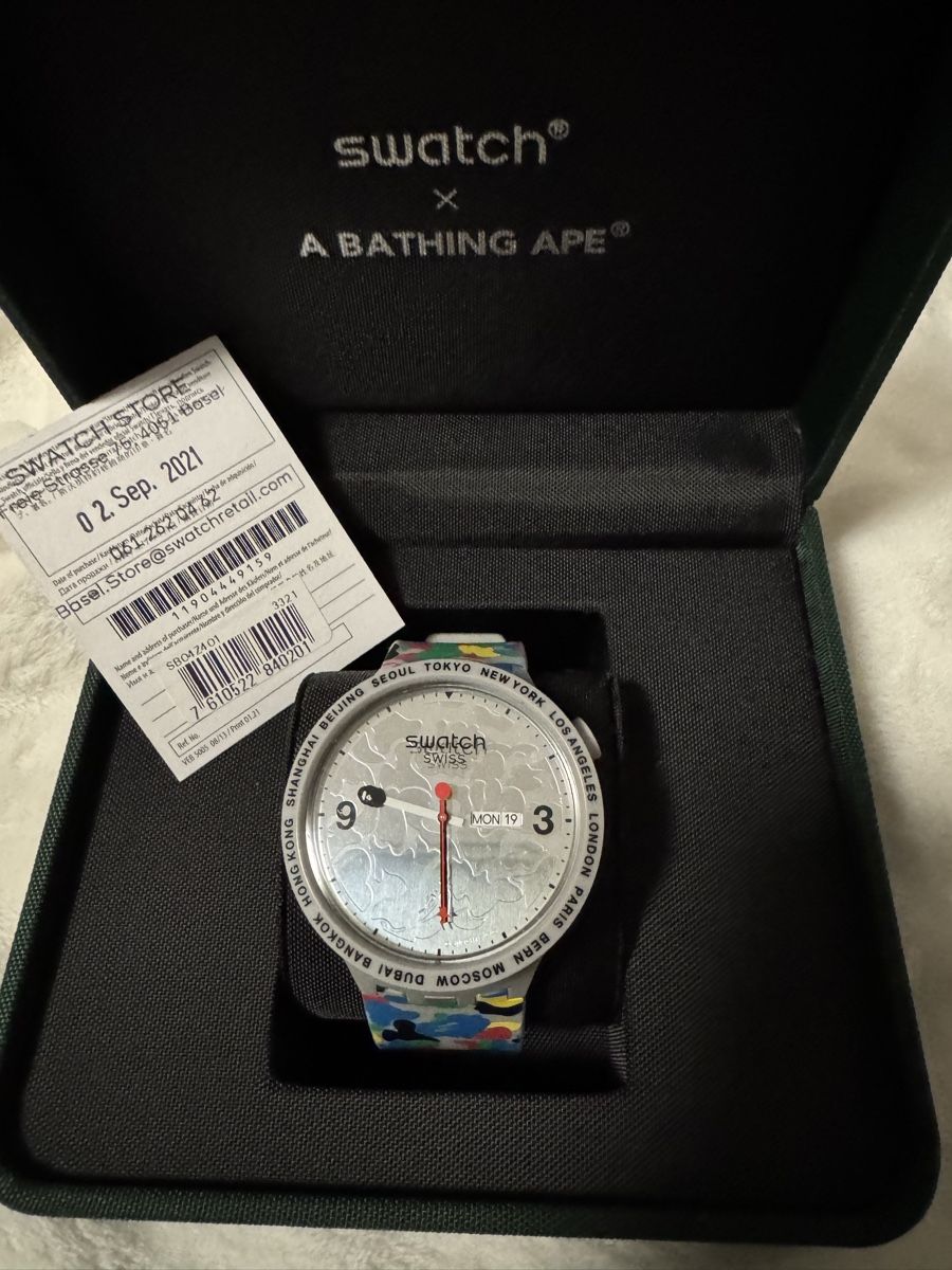 Swatch Orologi: Swatch x BAPE – Usato da Liestal venduto da Beerus 1