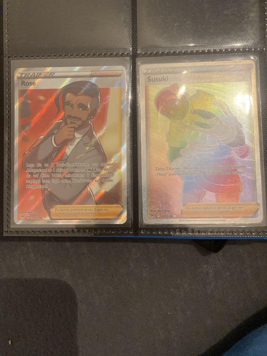 Pokémon Cartes à collectionner: Pokemo. Karten Sammlung Trainer Fullart und Rainbow – D'occasion à Muttenz par tim_6pcw