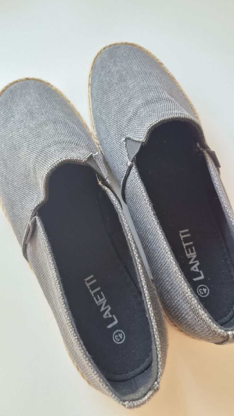 Scarpe da uomo: Espadrilles dunkelgrau Grösse 43 von Lanetti NEU – Nuovo (secondo la descrizione) da Abtwil SG venduto da Realsale 1
