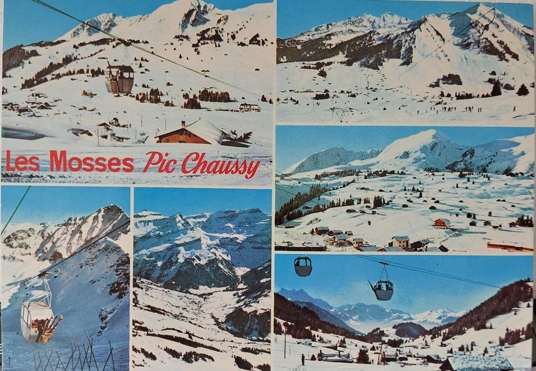 Ansichtskarten: LES MOSSES - Pic Chaussy – Gebraucht aus Delémont von Domdom1