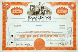Howard Johnson Company - 1968