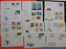 12 FDC Schweiz zw. 1989 und 2003, beachtlicher Katalogwert !
