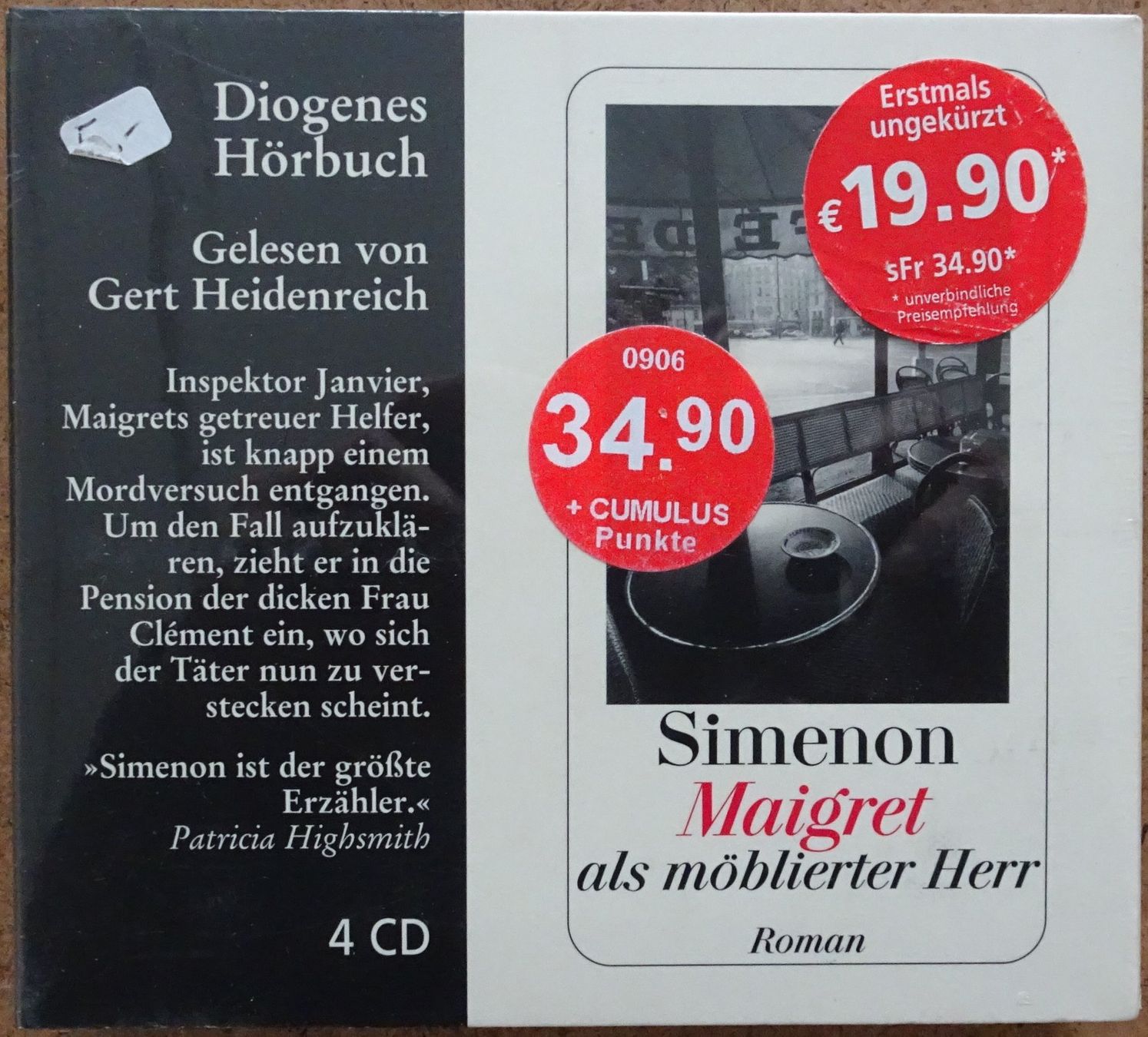 Audiolibri: Simeon: Maigret als möblierter Herr – Nuovo e nell'imballaggio originale da Langenthal venduto da calicut