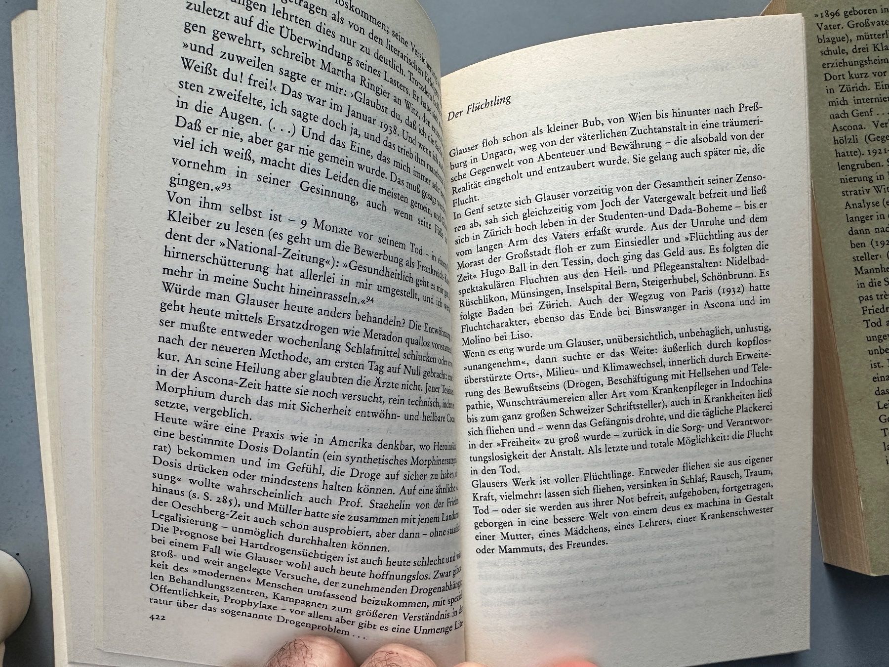 Libri: Gerhard Saner: Friedrich Glauser. Eine Biographie. – Usato da Zürich venduto da allp 7