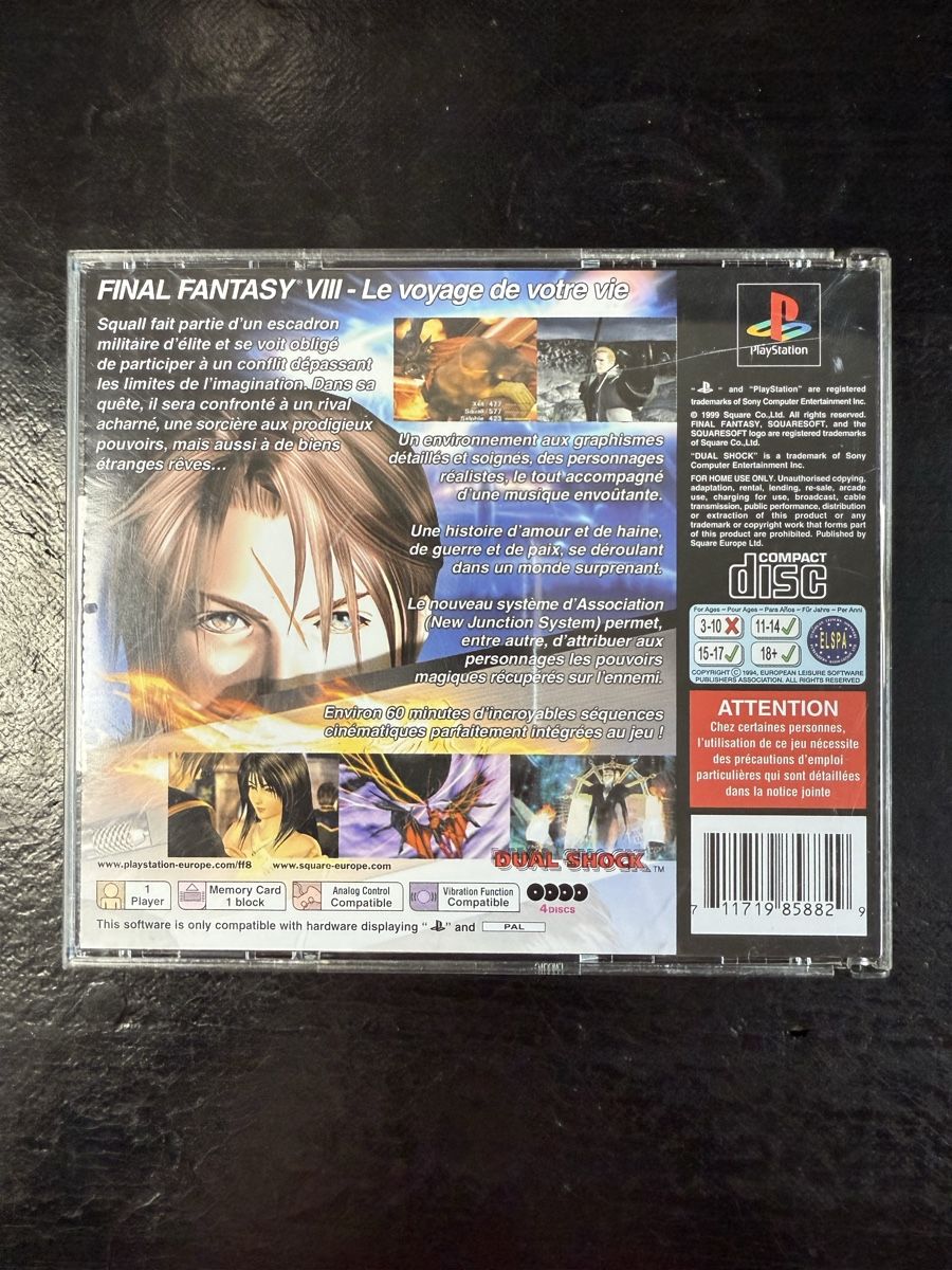 Giochi: Final Fantasy VIII - PS1 PAL – Usato da La Tour de Peilz venduto da Games_paradise 1