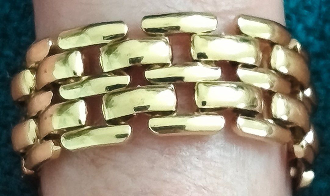 Ringe: Gliederring im klassischen Panther- oder Backstein - Design – Gebraucht aus Zürich von Tanteemma369 9