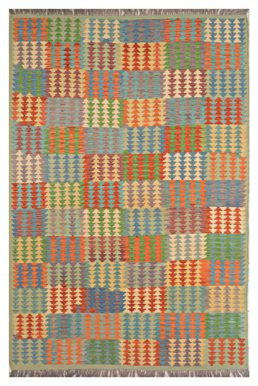 Kelim Tappeti: Oriente Kelim Teppich 200x300 cm – Nuovo e nell'imballaggio originale da Lahore venduto da Fairways79 5
