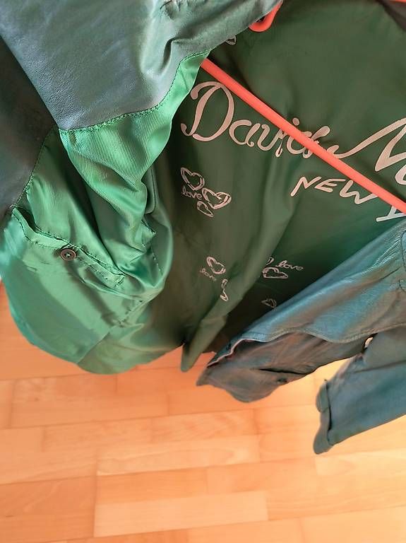 Jacken: Grüne David-Moore-Lederjacke  Grösse 38 – Gebraucht aus Uetendorf von Gerson1 1
