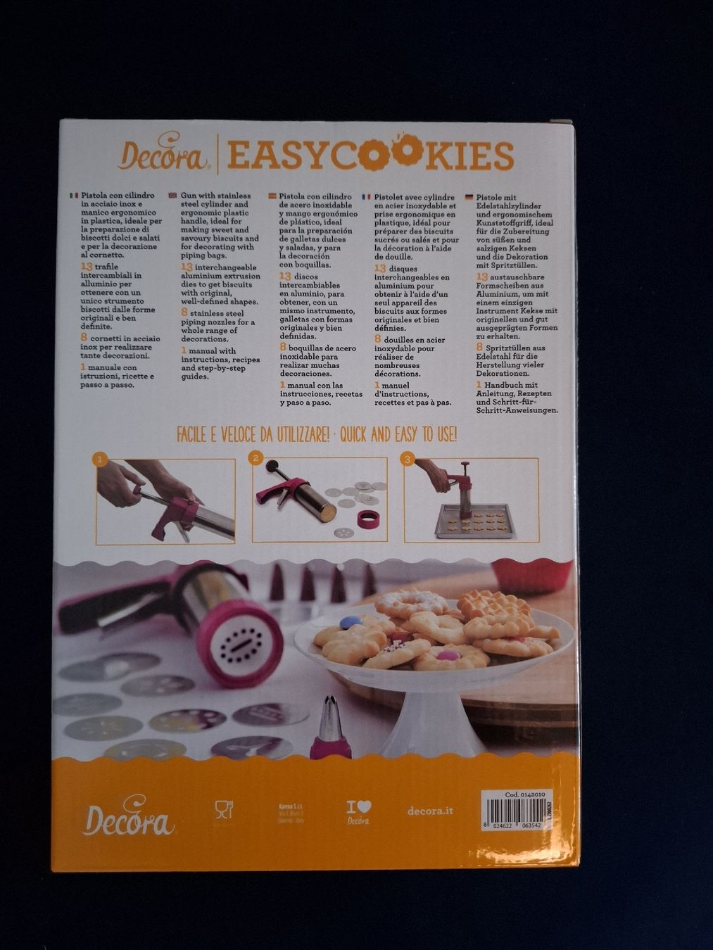 Elettrodomestici da cucina: Decora Easycookies Spritzbeutel-Set neu – Nuovo e nell'imballaggio originale da Solothurn venduto da ferou 1