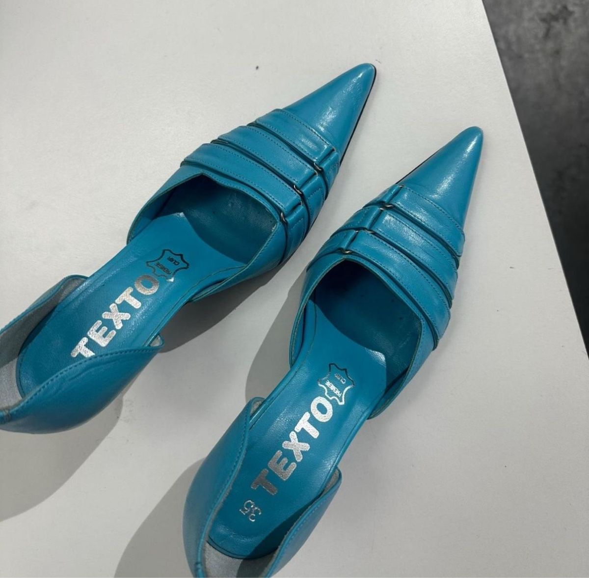 Chaussures femmes: Blue Vintage Heels – D'occasion à Basel par yyyyyyy20