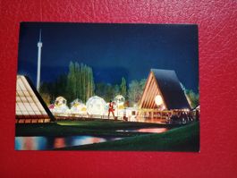 Expo Lausanne 1964 Nachtaufnahme