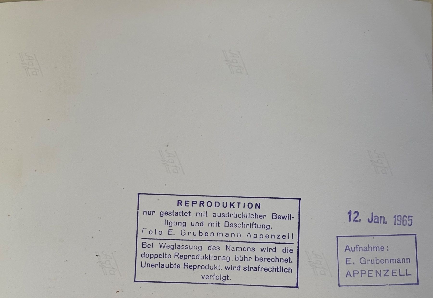 Cartes postales: Foto E. Grubenmann, Appenzell, 13 x 18 cm – D'occasion à Frauenfeld par Merk52 1