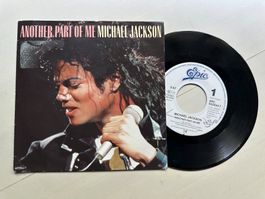 MICHAEL JACKSON tolle Single Kult Top Another part of me 80'