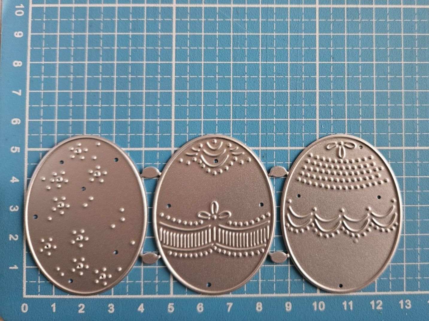 Sciablone: Stanzschablone Nr.904, Ostern, Eier 3er Set(Sizzix geeignet) – Nuovo e nell'imballaggio originale da Gretzenbach venduto da Fliegepilz56 2