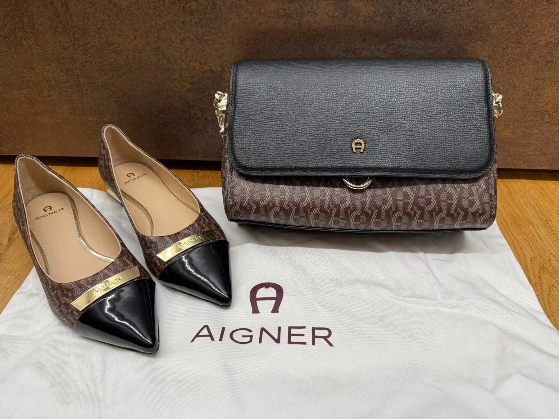 Scarpe da donna: Aigner Schuhe und Tasche – Nuovo (secondo la descrizione) da Bern venduto da jan_rr6x 2