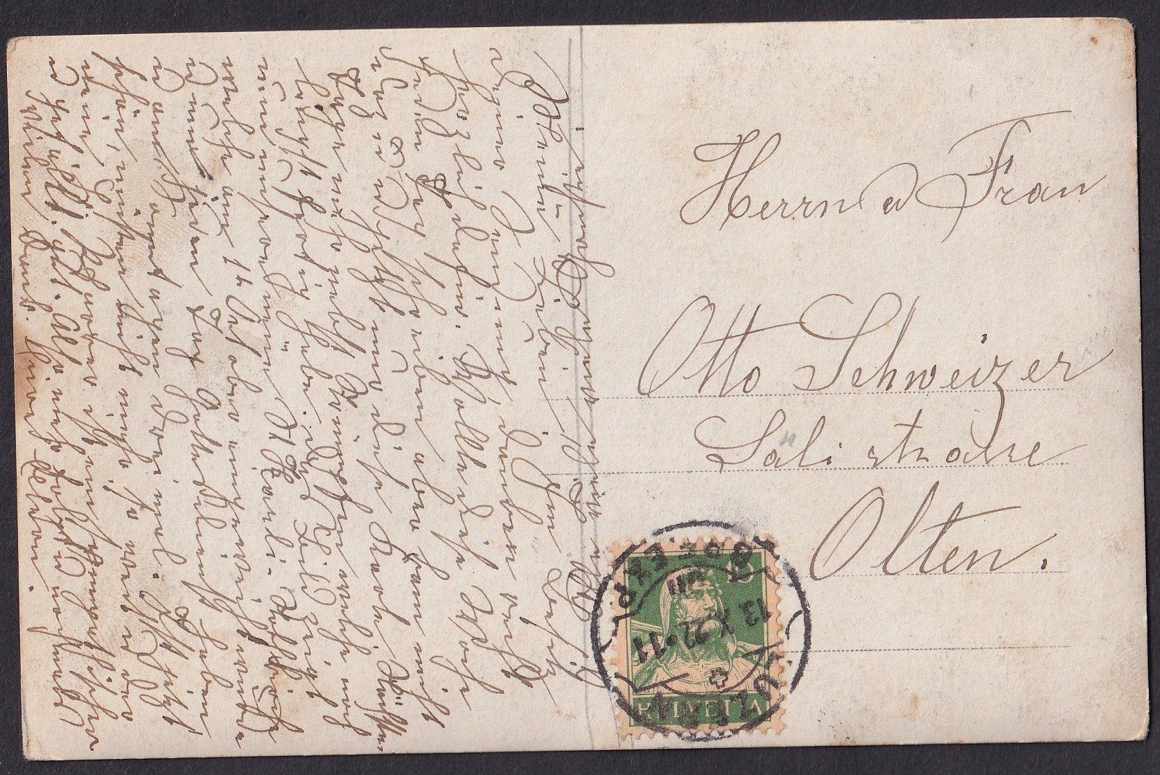 Cartoline postali: Luzern Teilansicht Privataufnahme – Usato da Olten venduto da clotaldi 1