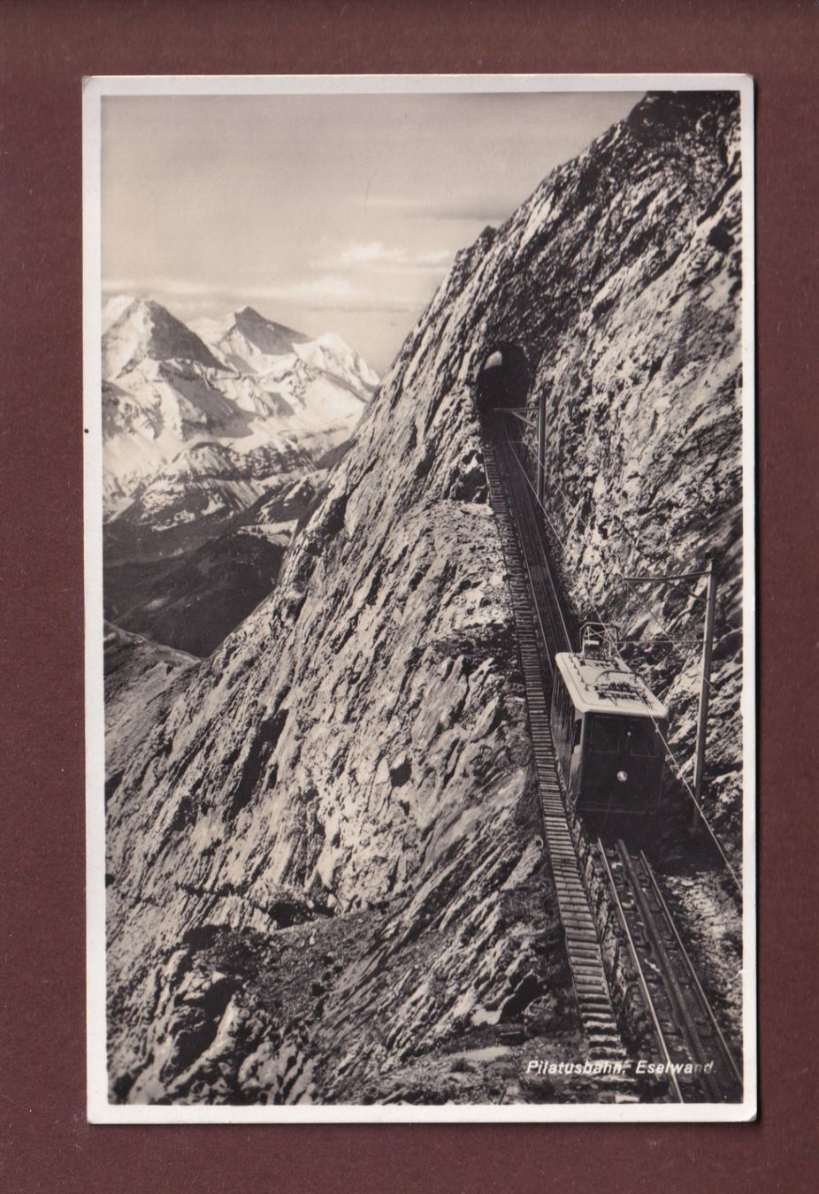 Ansichtskarten: PILATUSBAHN - Eselwand – Gebraucht aus Pully von nicecards-shop