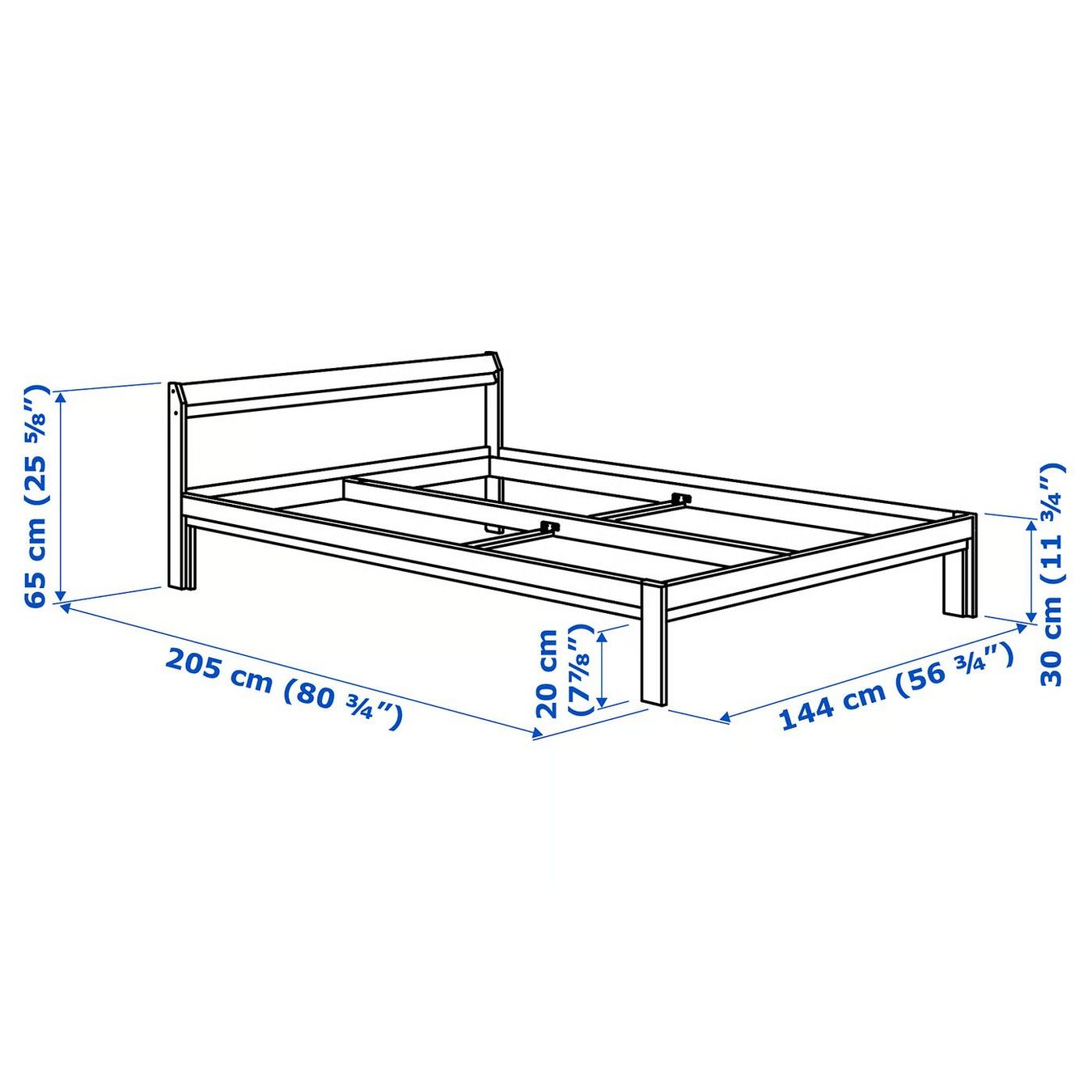 Ikea Letti: IKEA Neiden Bettgestell Kiefer – Usato da Zürich venduto da rodkimble 1