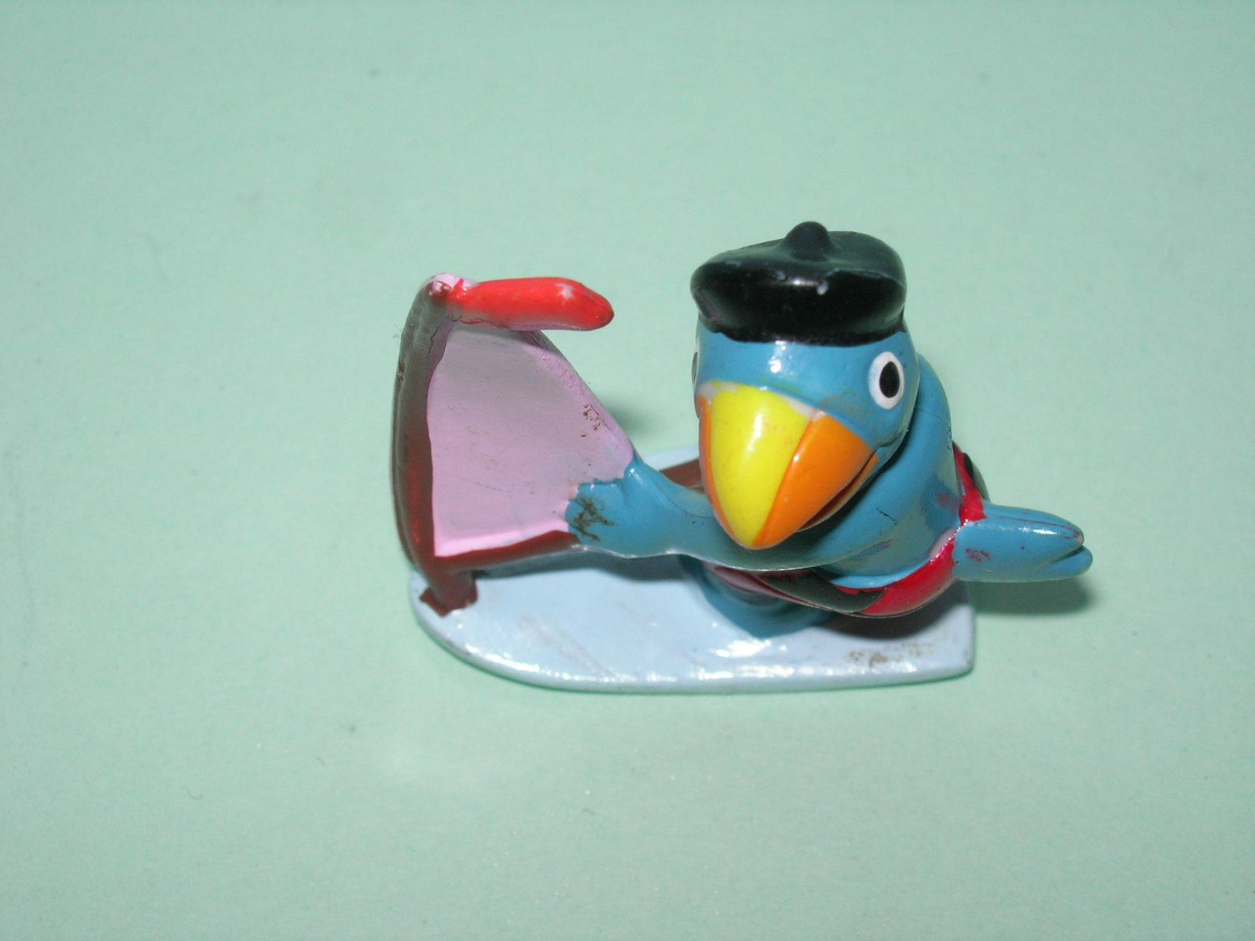 Statuette: Globi als Windsurfer, Minifigur – Usato da Hornussen venduto da Corvette- 4