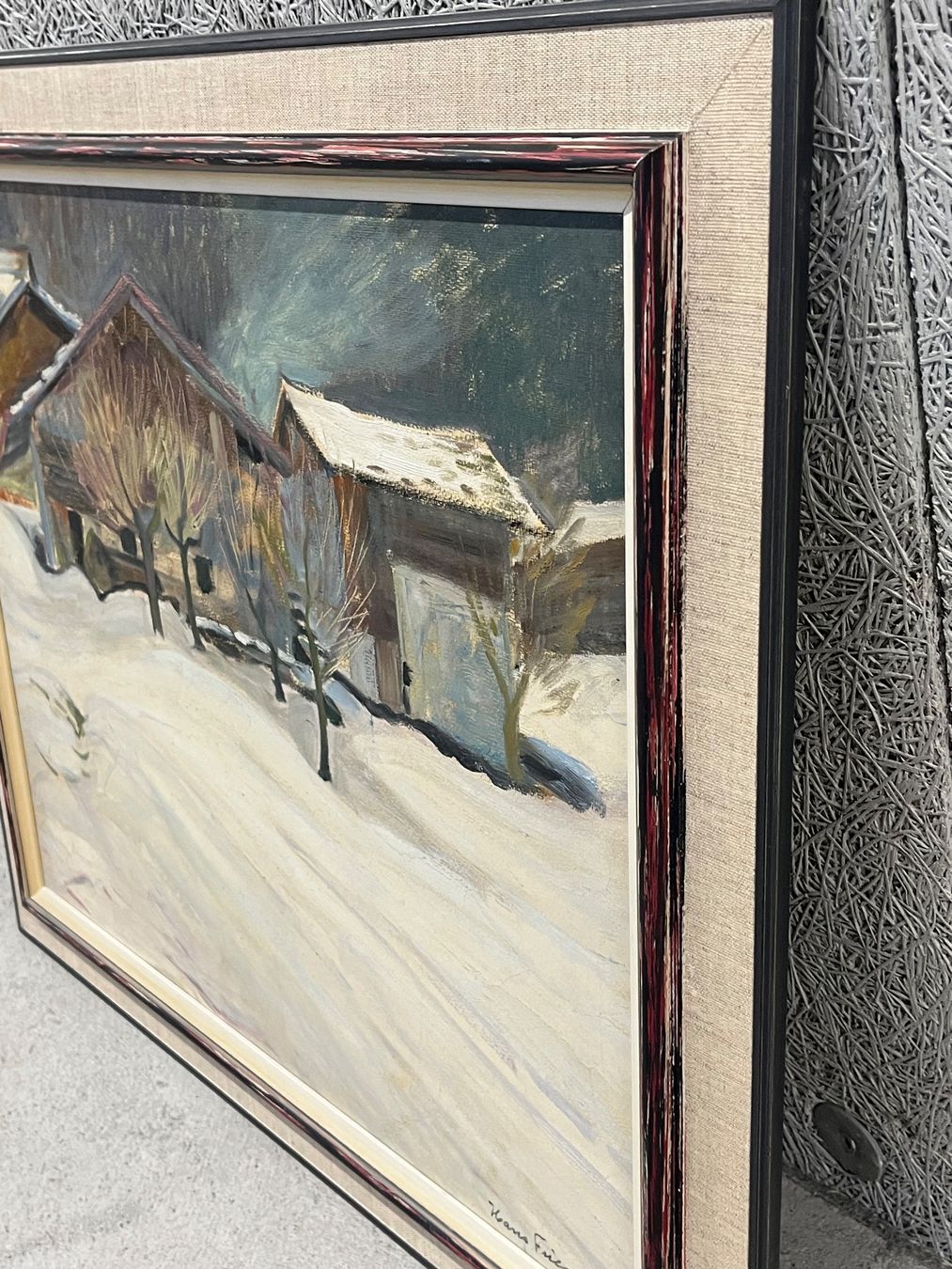 Dipinti: Hans Fries 1937 Original Gemälde – Usato da Basel venduto da PAUL_ART 2
