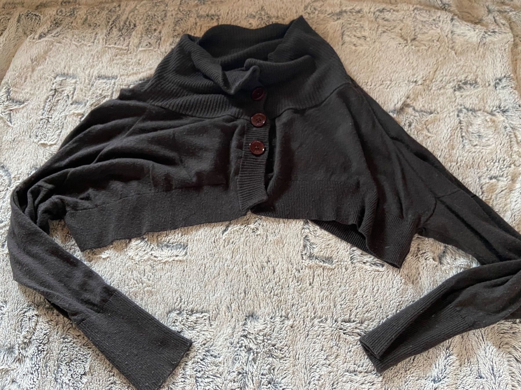 Bolero: Boléro TWIN SET S gris anthracite – Usato da Epalinges venduto da madeleine05