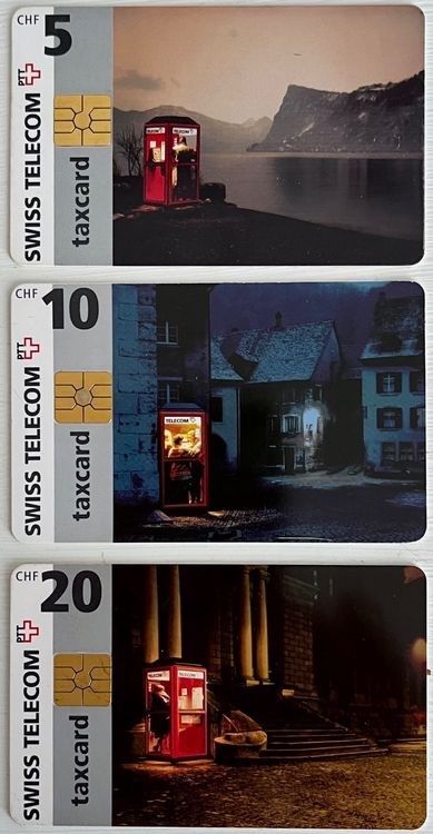 Swisscom Schede telefoniche: 3 serie Taxcard 1999 / 2000 / 2001 – Usato da Breganzona venduto da mas_tv72 5