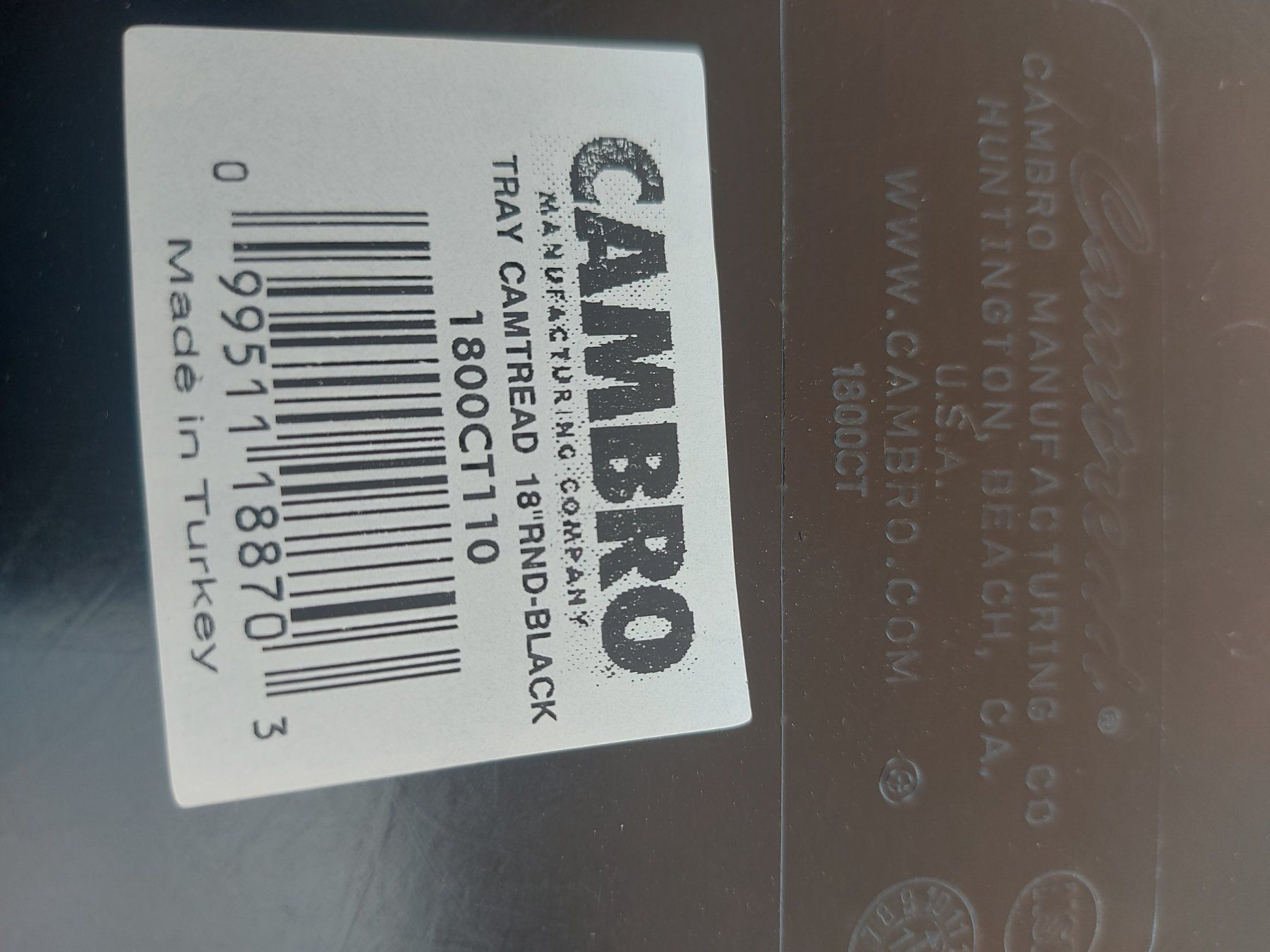 Servierplatten: Gastro-Kellnertablett;  Cambro Camtread Tablett 45cm – Neu und originalverpackt aus Rheinau von profitronic.shop 4