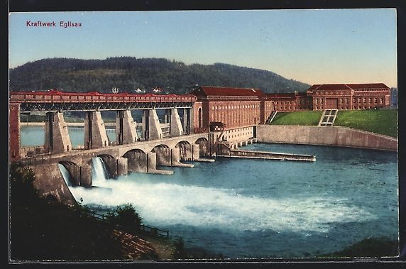 Cartes postales: AK Eglisau, Das Kraftwerk – D'occasion à Berlin par bartko-reher