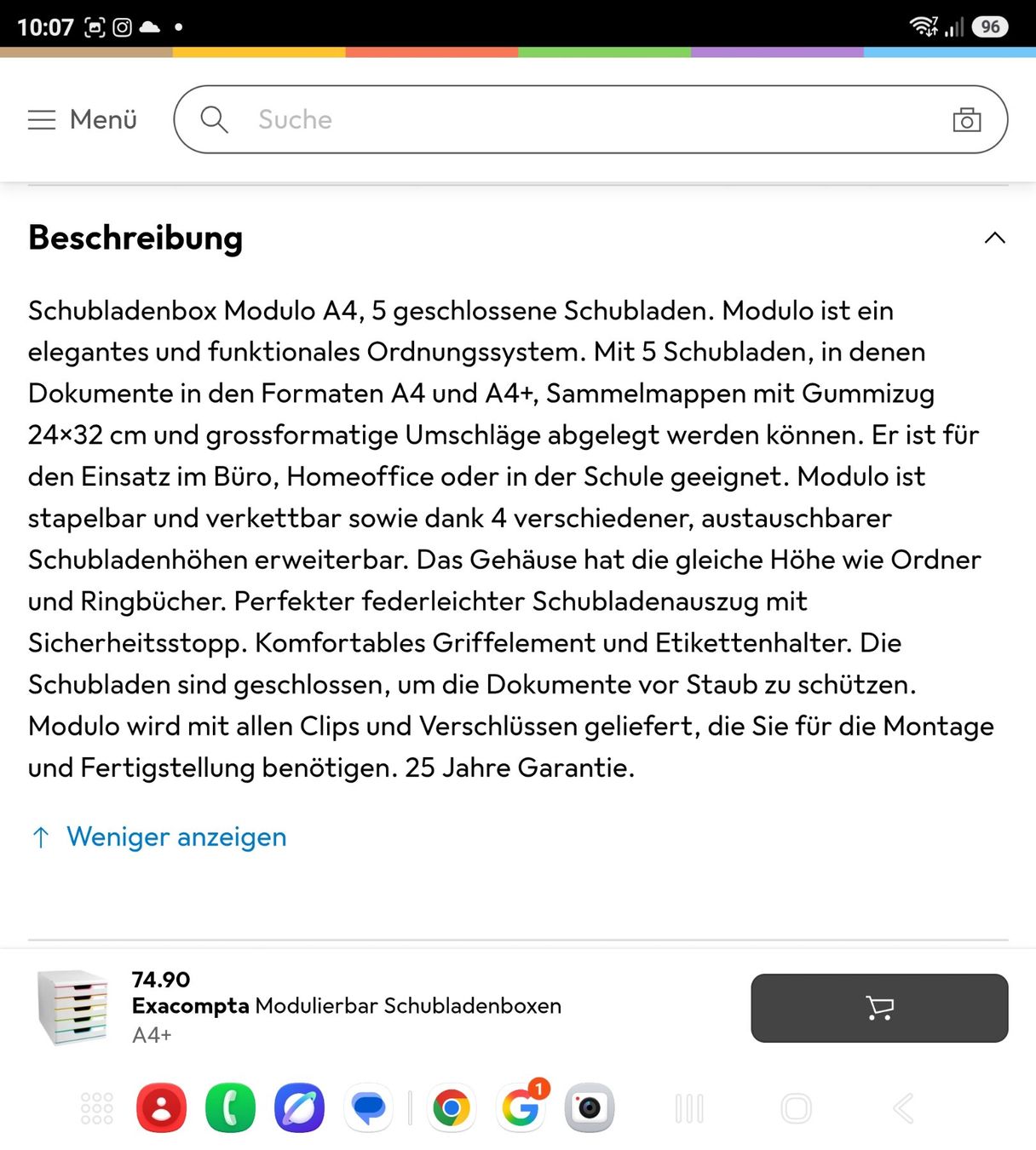 Systemes d'archivage: Schubladenbox Modulo A4 – Neuf (Voir description) à Wikon par _mc_speedy_ 3