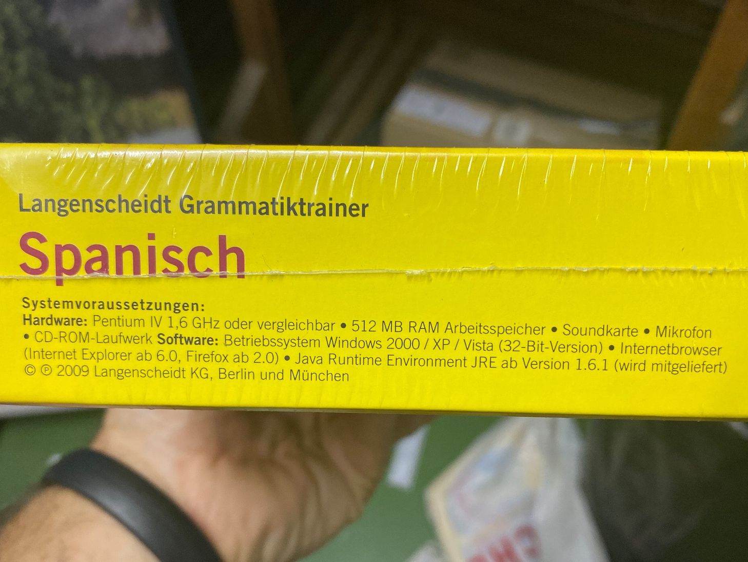 CD & DVD-Rohlinge: Langenscheidt Spanisch Grammatiktrainer V4.0, A1-B2 Top! – Neu und originalverpackt aus Basel von spider-loc 3