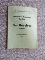 seltenes Reglement "Der Revolver" Provisorische Ausgabe 1944