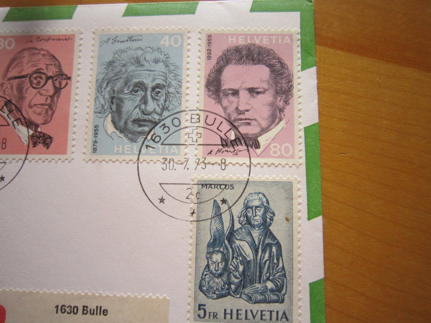 Tutti i francobolli: Ballonposto 1973 Stempel BüLLE – Usato da Giubiasco venduto da sal_9j6w 3