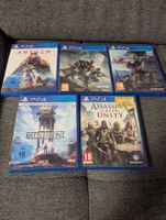 5x PS4 Spiele: Anthem, Destiny, MHW, SW Battlefront, AC