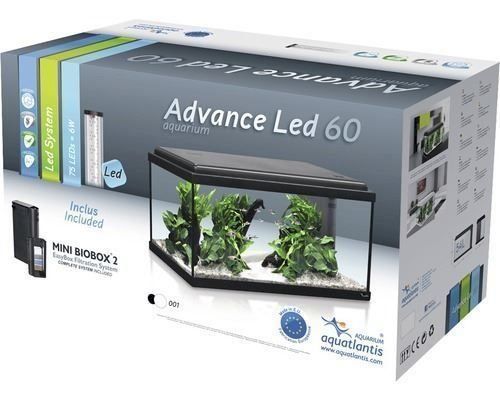 Aquarium: Aquatlantis Advance LED 60 schwarz – Neu und originalverpackt aus Bottighofen von zaap 1