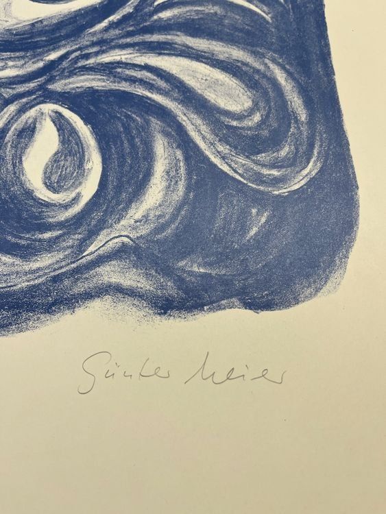 Grafica & Litografie: GÜNTER MEIER LITHOGRAPHIE SIGNIERT – Usato da Gersau venduto da grafik-kunst 3